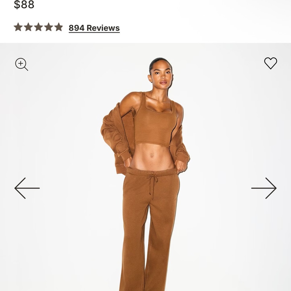 Skims Bison Sweater and pants set